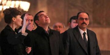 Στην Αγιά Σοφιά ο Τσίπρας