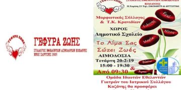 “Γέφυρα Ζωής” : Στο Τ.Δ. Κρανιδίων η 3η Αιμοδοσία