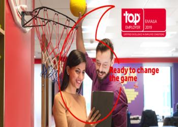 Η Vodafone Ελλάδας διακρίθηκε ως Top Employer 2019