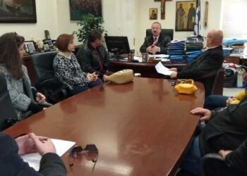 Συνάντηση του Γιάννη Βοσκόπουλου με τον Σύλλογο Γονέων του 1ου Δημοτικού Σχολείου Φλώρινας