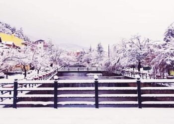 Μαγικό τοπίο στη Φλώρινα έφεραν οι νέες χιονοπτώσεις!