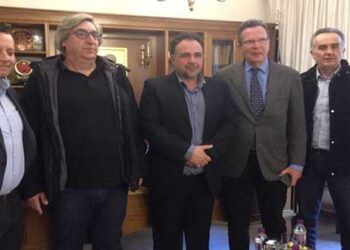 Επίσκεψη του Ευρωβουλευτή Γιώργου Κύρτσου στο Επιμελητήριο Κοζάνης