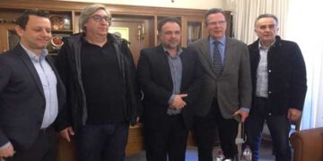Επίσκεψη του Ευρωβουλευτή Γιώργου Κύρτσου  στο Επιμελητήριο Κοζάνης