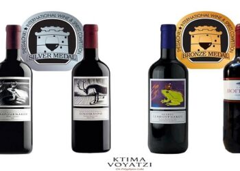Τέσσερα Μετάλλια για τα κρασιά του Κτήματος Βογιατζή στον 19ο Διεθνή Διαγωνισμό Οίνου Θεσσαλονίκης