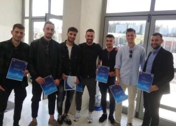 Ο Νίκος Μπίντσης του Μακεδονικού Φούφα κάτοχος του διπλώματος προπονητή UEFA B