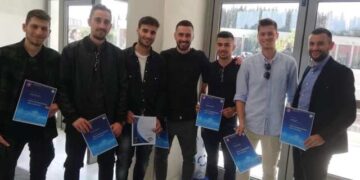 Ο Νίκος Μπίντσης του Μακεδονικού Φούφα κάτοχος του διπλώματος προπονητή UEFA B