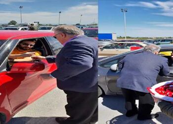 Ο Παναγιώτης Ψωμιάδης “τσουγκρίζει” αυγά με τους οδηγούς στα Μάλγαρα