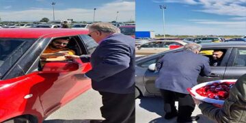 Ο Παναγιώτης Ψωμιάδης “τσουγκρίζει” αυγά με τους οδηγούς στα Μάλγαρα