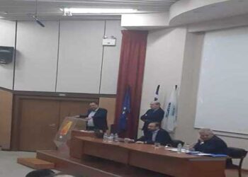 Συνάντηση του προέδρου του Επιμελητηρίου Κοζάνης, Νίκου Σαρρή με τον πρόεδρο του Οικονομικού Επιμελητηρίου Ελλάδας, Κωνσταντίνο Κόλλια