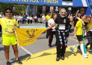 Τεμόν ΑΕΚ και Γιάννης-Βασίλης Γιαϊλαλί έτρεξαν για τη Γενοκτονία των Ποντίων στον 14ο Διεθνή Μαραθώνιο «Μέγας Αλέξανδρος»