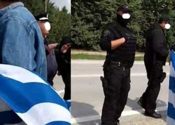 Αιχμές των πολιτών που έκαναν τη “βουβή” παράσταση διαμαρτυρίας στο Μποδοσάκειο, υπό δρακόντεια μέτρα ασφαλείας, την ημέρα επίσκεψης του Υπουργού Υγείας