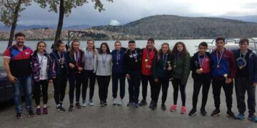 Εξαιρετική εμφάνιση και πολλά μετάλλια για τον Ν.Ο. Κοζάνης στους διασυλλογικούς αγώνες κωπηλασίας του  Ναυτικού Ομίλου Καστοριάς