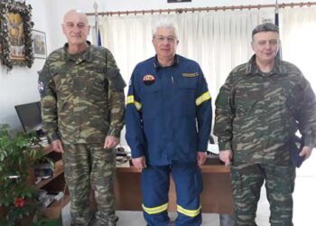 Επίσκεψη Ταξιάρχων στρατού στην Περιφερειακή Πυροσβεστική Διοίκηση Δυτικής Μακεδονία