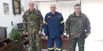 Επίσκεψη Ταξιάρχων στρατού στην Περιφερειακή Πυροσβεστική Διοίκηση Δυτικής Μακεδονία