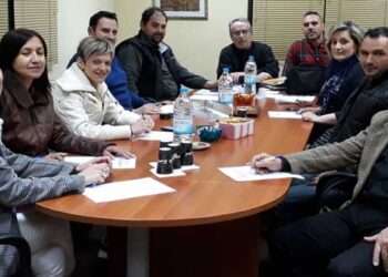 Επίσκεψη της Αθηνάς Τερζοπούλου στον εμπορικό σύλλογο Πτολεμαΐδας