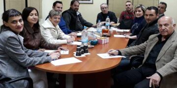 Επίσκεψη της Αθηνάς Τερζοπούλου στον εμπορικό σύλλογο Πτολεμαΐδας