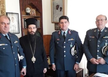 Εθιμοτυπική επίσκεψη του Γενικού Περιφερειακού Αστυνομικού  Διευθυντή Δυτικής Μακεδονίας στον νέο Μητροπολίτη Σισσανίου και Σιατίστης