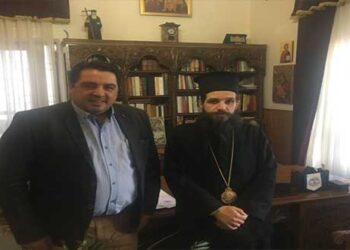 Συνάντηση Λάζαρου Γκερεχτέ με το Μητροπολίτη Σισανίου και Σιατίστης, κ. κ. Αθανάσιο- (δελτίο τύπου)