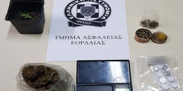Σύλληψη 35χρονου στην Πτολεμαΐδα για καλλιέργεια, διακίνηση και κατοχή ναρκωτικών ουσιών