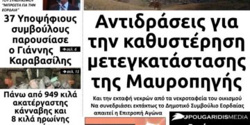 Το πρωτοσέλιδο του Πτολεμαίου του Σαββάτου
