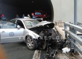 Βέροια: Ένας νεκρός και ένας τραυματίας σε τροχαίο στην Εγνατία Οδό – Το αυτοκίνητο οδηγούσε οδηγός ταξί με έδρα την Κοζάνη