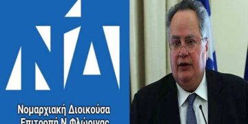 Ανακοίνωση με ερωτηματικά της ΝΟΔΕ Φλώρινας για την πρόσφατη δήλωση του τ. ΥΠΕΞ Νίκου Κοτζιά και τον Σάββα Σαπαλίδη