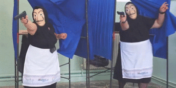 Ξεκαρδιστικό κρητικό Casa de papel: η “Τέλεια νοθεία” – BINTEO