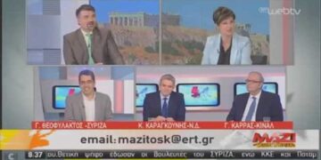 Γιάννης Θεοφύλακτος στην ΕΡΤ: “Η Ν.Δ. ξέρει μόνο από στρεβλή ανάπτυξη, με δανεικά, διαφθορά και διαπλοκή”