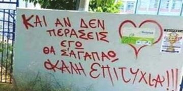 Και αν δεν περάσεις εγώ θα σ’αγαπώ! Ένας τοίχος γεμάτος κατανόηση και αγάπη για τους μαθητές στο Βελβεντό!