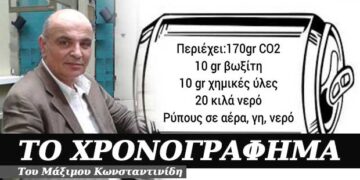 Αναψυκτικά κουτάκι – Χρονογράφημα του Μάξιμου Κωνσταντινίδη