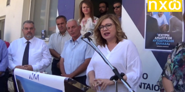 Επίθεση της Μαρίας Σπυράκη στον Γιάννη Βοσκόπουλο από το Αμύνταιο (ΒΙΝΤΕΟ)