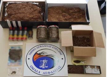 Συνελήφθη 55χρονος στην Πτολεμαϊδα για κατοχή ναρκωτικών, αδασμολόγητου καπνού και σπρέι πιπεριού