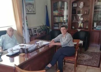 Επίσκεψη της υποψηφίας Βουλευτή Ν.Κοζάνης με τη ΝΔ, Ευλαμπίας Πρώϊου στο δημαρχείο Βοΐου