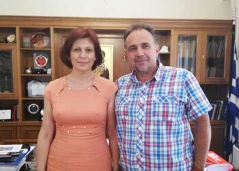 Συνάντηση της Παρασκευής Βρυζίδου με μέλη του Δ.Σ. του Επιμελητηρίου Κοζάνης