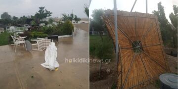 Τραγωδία από την κακοκαιρία στη Χαλκιδική – Τρεις νεκροί μεταξύ τους και ένα παιδί μόλις 2 ετών