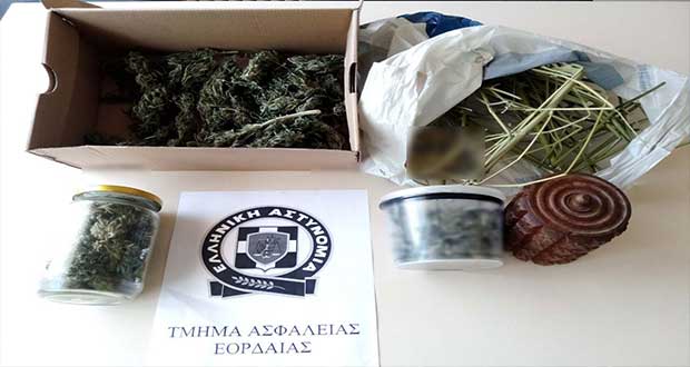 Συλλήψεις σε περιοχές της Κοζάνης και της Πτολεμαΐδας για κατοχή ναρκωτικών ουσιών- 71 γραμμάρια κάνναβης βρέθηκαν σε 35χρονο