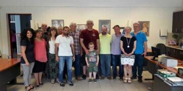 Επίσκεψη του Παναγιώτη Γιαννάκη στο 4ο Γυμνάσιο Πτολεμαΐδας