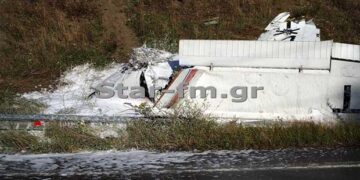 “Άγιο” είχαν τρεις επιβαίνοντες σε μονοκινητήριο αεροσκάφος – Που έκανε αναγκαστική προσγείωση κοντά στα Γρεβενά