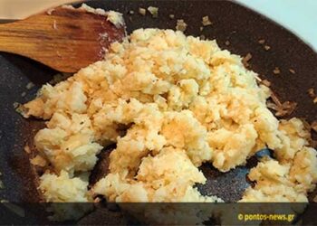 Ποντιακή κουζίνα: Γαβουρεμένα καρτόφια