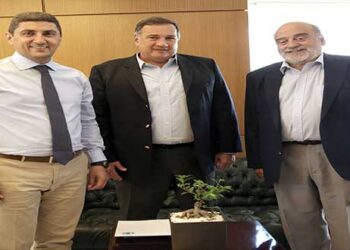 Συνάντηση Λ. Αυγενάκη με με τον πρόεδρο της Ελληνικής Ολυμπιακής Επιτροπής, Σπύρο Καπράλο