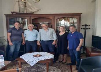 Παράδοση-παραλαβή του Απερχόμενου Δημάρχου Βοίου, Δημήτρη Λαμπρόπουλου στον νέο Δήμαρχο, Ζευκλή Χρήστο