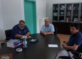 Συνάντηση του Παναγιώτη Πλακεντά με τους Κοσμήτορες Εργοθεραπείας και Μαιευτικής με θέμα την λειτουργία των τμημάτων στην Πτολεμαΐδα