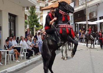 Σιάτιστα: Οι καβαλάρηδες της Παναγιάς κράτησαν την παράδοση – Εικόνες από την μεγαλειώδη παρέλαση