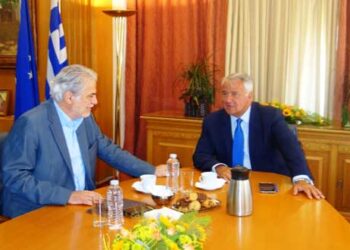 Ένταξη των καταστροφών στην αγροτική παραγωγή στον ευρωπαϊκό μηχανισμό rescEU ζήτησε ο ΥπΑΑΤ, Μ. Βορίδης από τον Ευρωπαίο Επίτροπο Χρ. Στυλιανίδη