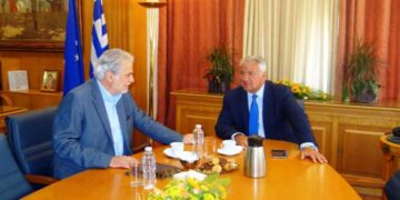 Ένταξη των καταστροφών στην αγροτική παραγωγή στον ευρωπαϊκό μηχανισμό rescEU ζήτησε ο ΥπΑΑΤ, Μ. Βορίδης από τον Ευρωπαίο Επίτροπο Χρ. Στυλιανίδη