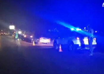 Τροχαίο ατύχημα με σύγκρουση 2 αυτοκινήτων στην Κοζάνη στον δρόμο του αεροδρομίου – Δείτε το βίντεο