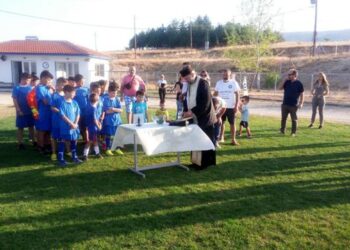 Τον αγιασμό για τη νέα χρονιά πραγματοποίησε ο Αλιάκμων Αιανής