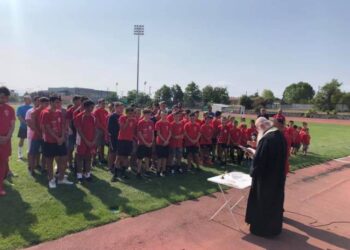 Τον αγιασμό για τη νέα ποδοσφαρική χρονιά τέλεσε το Φ.Σ. Κοζάνη και οι ακαδημίες του