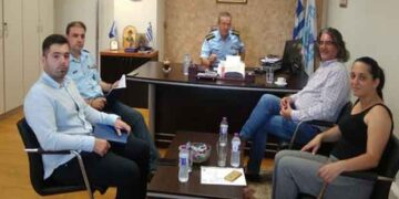 Τον Αστυνομικό Διευθυντή Κοζάνης κ. Διόγκαρη επισκέφθηκε ο Δήμαρχος Σερβίων, Χρήστος Ελευθερίου χθες Τετάρτη