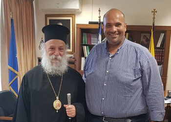 Εθιμοτυπική επίσκεψη του Μητροπολίτη Γρεβενών στον αντιπεριφερειάρχη Γιάννη Γιάτσιο